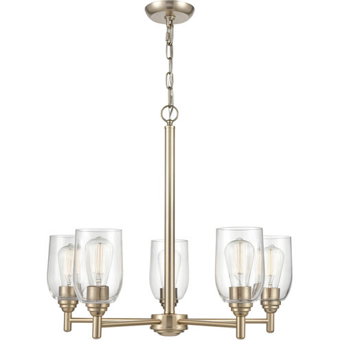 Arlett 5 Light 25 inch Modern Gold Chandelier Ceiling Light